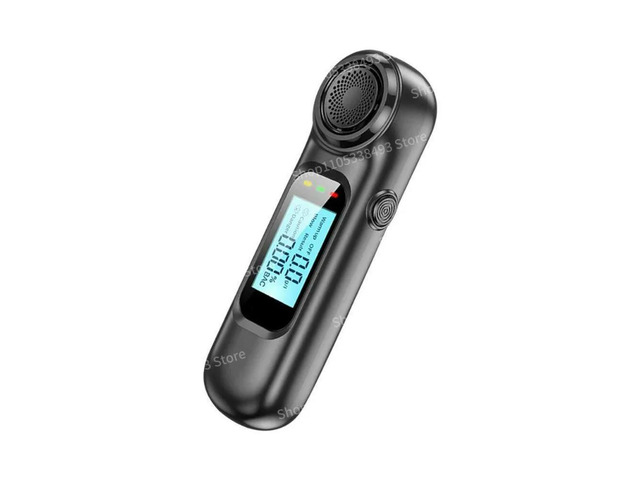 For Alcohol Tester High Precision Alcohol Concentration Tester Blowing Drunk Driving Tester Rechargeable