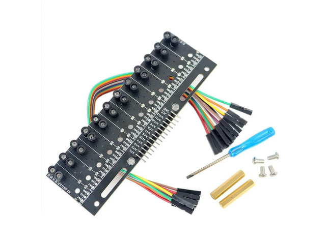 For Digital 12 Channel Grey Release Sensor Module ligent Car Photoelectric Tracking Line