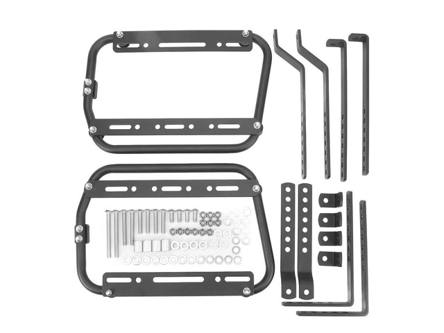 For Motorcycle Sidebox Support Rack Aluminum Alloy Saddle Bag Rack High Load Capacity Support Bracket Motorcycle Fit