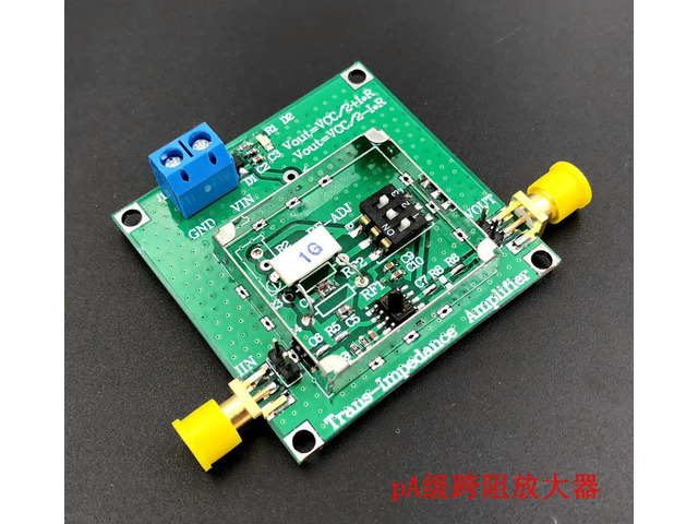 OPA350 TIA Transimpedance Low-Current Measurement Module IV-to-transimpedance Converter 1 MHz Signal Bandwidth Current