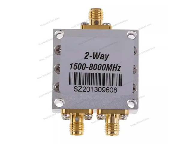 For 1500-8000Mhz High Frequency 1/2 Power Divider SMA External Screw Inner Hole 1.5G-8G Microstrip Power Divider