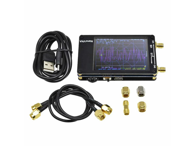HMI NanoVNA Vector Network Analyzer HF VHF UHF Antenna 50KHz-900MHz White/Black