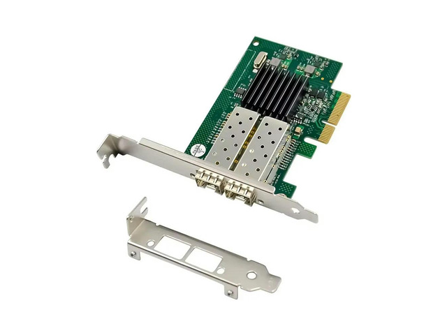 Hot Sell PCIe JL82576 DUAL 1GbE SFP Ethernet Card Dual-port HBA - Host-bus-adapter Optical Fiber Network for 82576