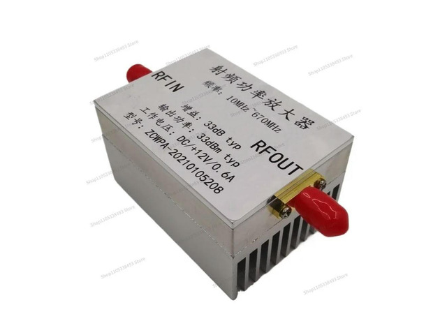 For 10MHz-670MHZ 2W Amplifier, FM Transmitter, Wideband RF Power Amplifier HF FM VHF UHF