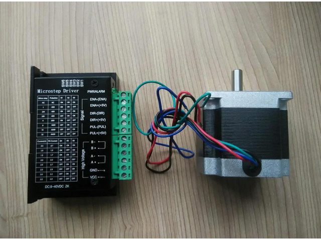 57 Stepper Motor Kit 57HS562804 Torque 1.2N. M Length 56MM + Driver 4A