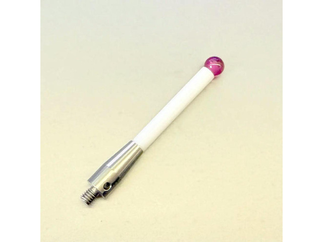For Low Deflection M4 - Length 50 - Ball Head 6mm Accuracy 0.001 Solid Ceramic Needle Bar 3 Coordinate Ruby Stylus