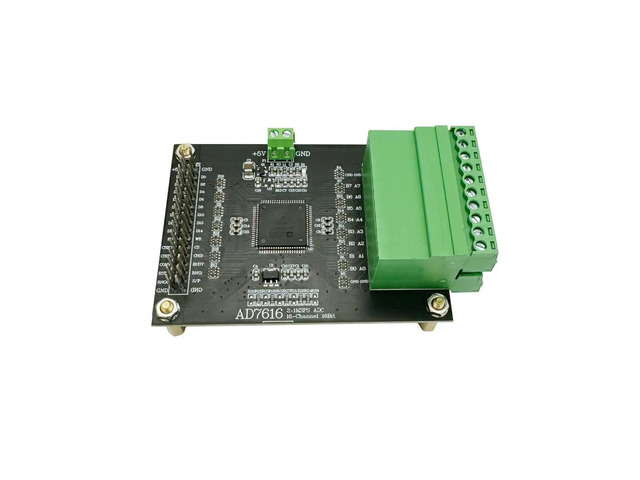 AD7616 analog-to-digital conversion module, 16-bit 16-channel high-speed adc data collection 1MSPS sampling high performance