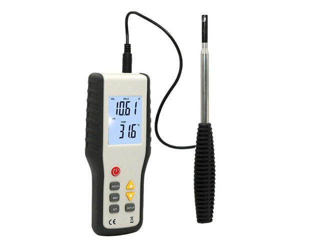 For HT9829 Thermal Anemometer, High Sensitive Anemometer, Wind Temperature and Air Measurement Breeze