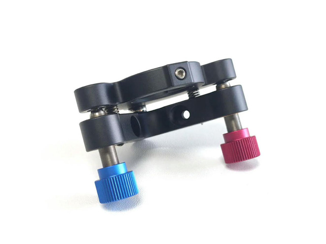 2-Axis Optical Adjustment Mount One Inch Optical Reflector Mount Pitch Adjustable Round Lens Mount Top Wire Version