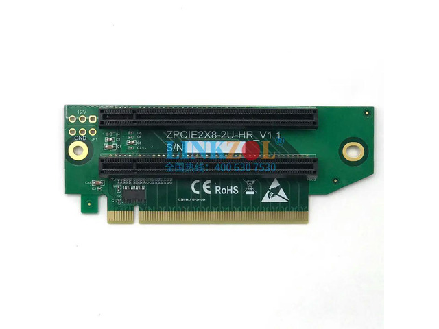 2U1x16 To 2PCIE16X To X8PCI-E1 Split 2 Split Protocol Requires The Main Board To Be Compatible with X16 Adapter Card Steering