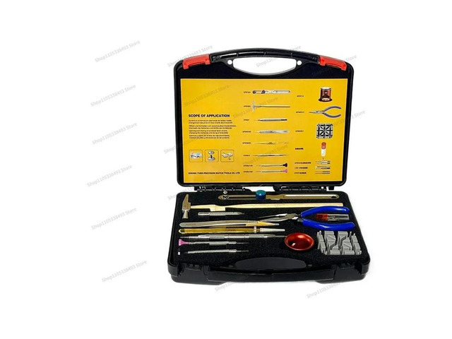 For Watch Repair Toolbox Watch Repair Combination Toolkit Set Watch Repair Tools Full Set Remove Strap Open Cover