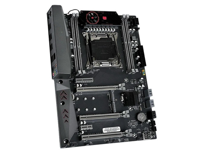 For X99 X99-TI D4 PLUS Main Board 4 Channels 10 Layers PCB 8 Items Power Supply 2