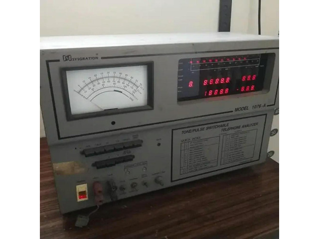 Telephone Analyzer, MODEL 1076-A Telephone Analyzer, Telephone Tester