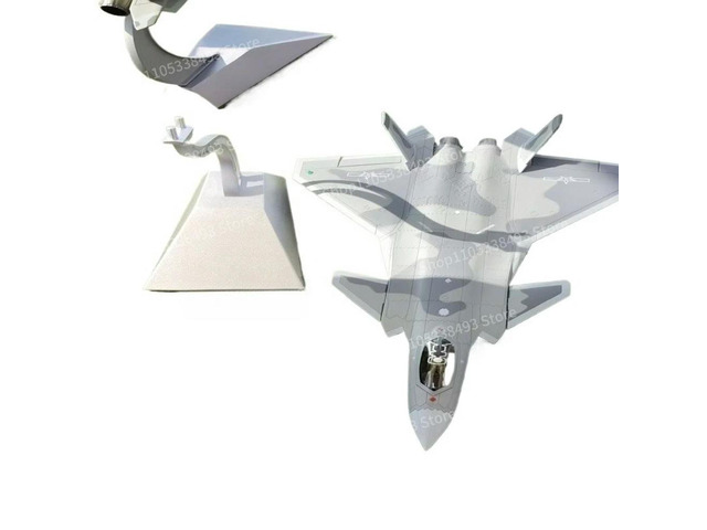 For J-20 Advanced Simulation Aircraft Model, Alloy Material, with Base, Wing