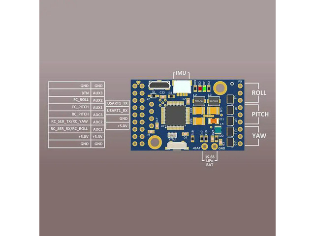 Tiny D SimpleBGC 32-bit Small Controller Three-axis Stabilizer Small Camera Balance Ring