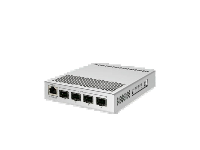 MikroTik CRS305-1G-4S+IN 10G Five-Port Managed Switch l Redundant Power Supply