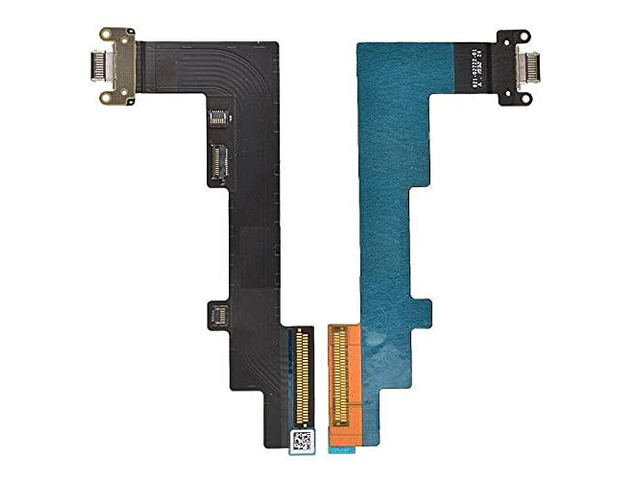 OEM USB Charger Charging Port Dock Connector Flex Cable Replacement for iPad Air 4 A2324 A2072 A2325 (Cellular Version) USA (Black)
