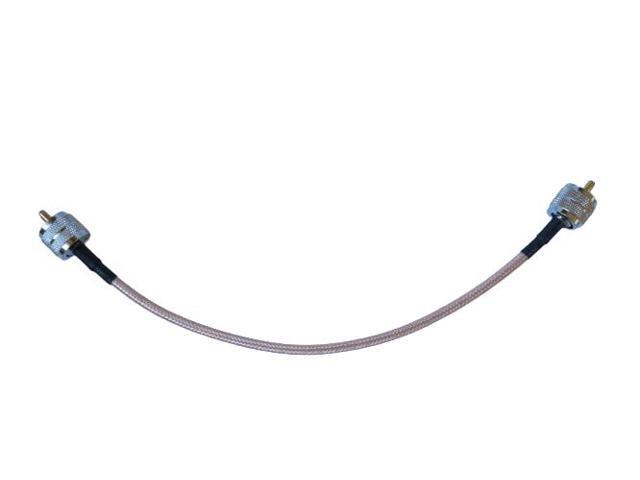 PL259 UHF Male to PL259 UHF Male RG400 Low Loss Double Shielded Coax Cable (1 ft)