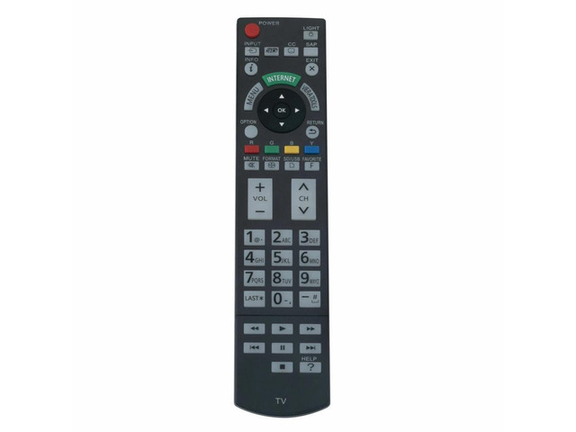 N2QAYB000703 TV Remote Control for Panasonic TV in Living Rooms or Rooms Replacement Remote Compatible Models TC-P65GT50 TC-P50GT50 TC-P55GT50...