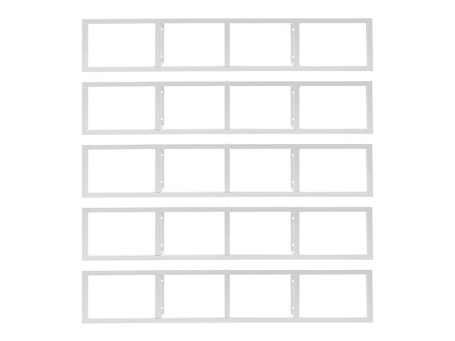 Wall Mount 34 Inch Metal CD Rack,Floating Shelf Bedroom Media Storage Rack, Multifunctional Cube Storage Media Shelf and Video Game Organizer,5...