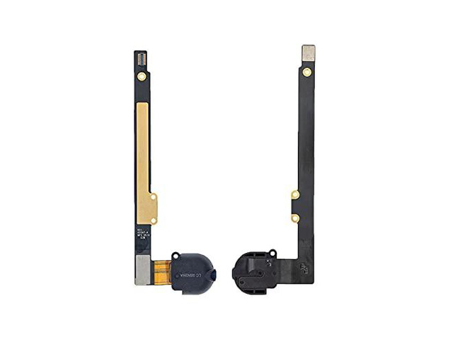 Replacement for iPad 7 A2200 A2198/iPad 8 A2428 A2429 Headphone Jack Audio Jack Flex Cable Ribbon Cellular Version USA (Black)