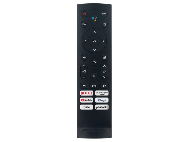 Replacement Voice TV Remote Control Controller for Hisense 55U7G 55-Inch, 65U7G 65-Inch, 75U7G 75-Inch U7G Quantum ULED 4K Smart TV