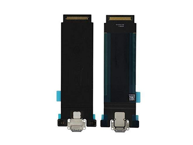 OEM Replacement for iPad Pro 12.9 inch 2nd Gen A1670 Charging Port USB Charger Dock Connector Flex Cable Ribbon (WiFi Version) USA (Black)