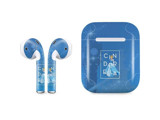 Decal Audio Skin Compatible with Apple AirPods - Officially Licensed Disney Princess Magical Cinderella Design