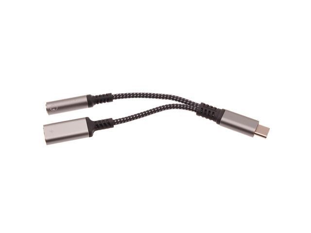 USB-C Earphone Adapter Splitter Type-C Charging Port Compatible with iPad Pro 11,13 (2025) / iPad Air 11,13 (2026) - Headphone Audio Jack Port...