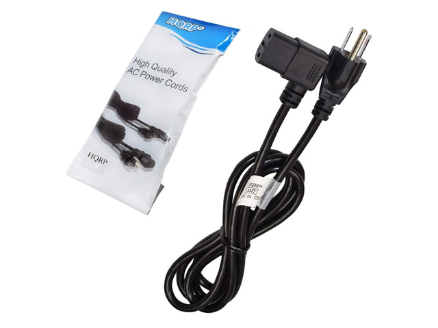 AC Power Cord Compatible with Vizio 0320-4000-0220 E320VL E320VL-MX E321VL E322VL E370VL E370VL-CA E370VP HDTV TV LCD LED Plasma Mains Cable, UL...