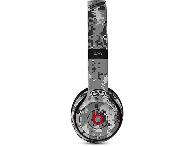 Decal Audio Skin Compatible with Beats Solo 3 Wireless - Officially Licensed NBA San Antonio Spurs Digi Camo Design