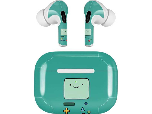 Decal Audio Skin Compatible with Apple AirPods Pro - Officially Licensed Adult Swim Adventure Time BMO Design