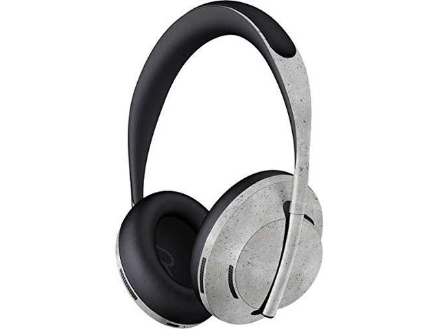 Decal Audio Skin Compatible with Bose Noise Cancelling Headphones 700 Originally Designed Light Grey Concrete Design