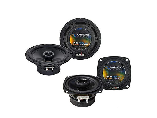 Fits 1995-1998 Toyota Tercel 4' and 6.5' Speaker Package Coaxial factory replacement combo, crisp highs and fuller midrange, direct bolt-in fit,...