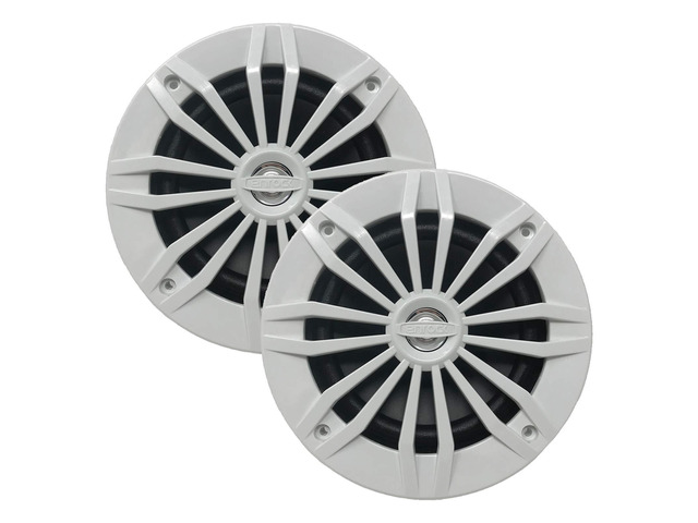 EnrockMarine EM270W 6.5-Inch 2-Way 180-Watt Marine Loudspeakers (Pair, White)