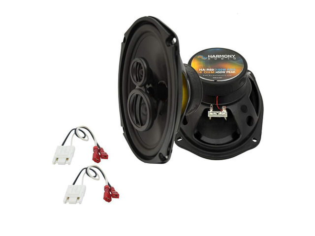 Fits Oldsmobile Cutlass Calais 1985-1991 Rear Deck Speakers HA-R69 factory replacement speaker pair, direct plug-in upgrade for stock sound, easy...