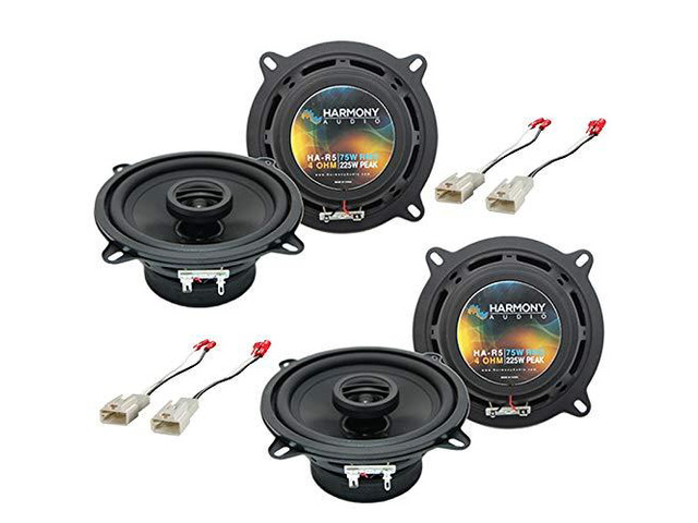 5.25' Speakers with Harness Fits 1992-1996 Toyota Camry Sedan 225W max power rating, clear full-range car sound, direct factory replacement kit,...