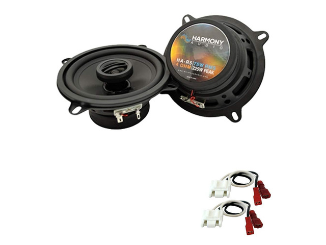 Fits Dodge Ram 1500 1994-2001 5.25 225W Speakers with Harness Factory replacement pair, plug-and-play adapter kit, smooth mids and crisp highs,...