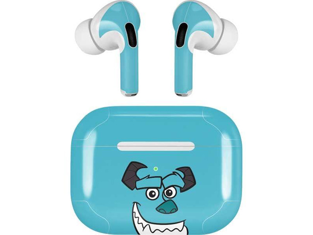 Decal Audio Skin Compatible with Apple AirPods Pro - Officially Licensed Disney Monsters Inc. Sulley Design