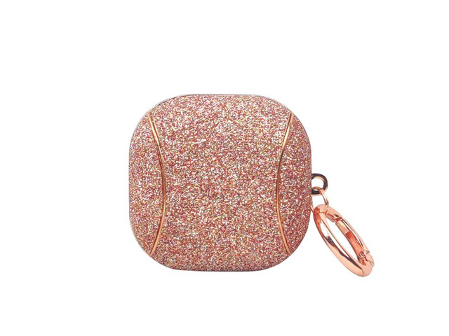 Fashion Shiny Sparkle Glitter Protective Cover Accessories Case for Samsung Galaxy Buds 2/Pro/Live-Color#3