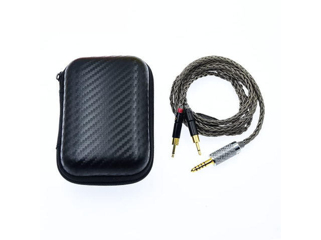 Compatible 4.4 mm balance d Ear Balancing Sound 6.35 6.5 TRS Jack Male for Double 2.5mm,16 cores, HiFi cabl Cable for hd 700 sennheiser hd700 with...