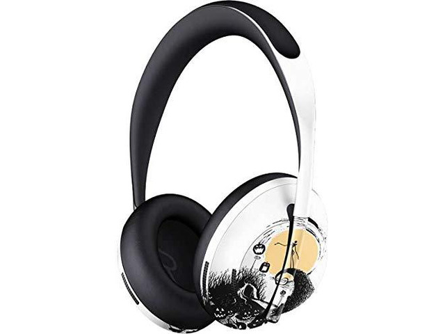 Decal Audio Skin Compatible with Bose Noise Cancelling Headphones 700 - Officially Licensed Disney The Nightmare Before Christmas Jack on Spiral...