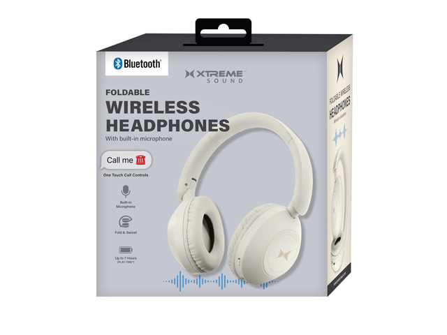 Wireless Bluetooth Headphones with Microphone, Over The Ear Headphones, Aux Line, ON/Off, Phone Call, Volume Control, & Pause Buttons, 33 Foot...