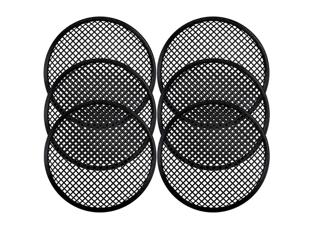 3 Pairs 15 Inch Subwoofer Metal Waffle Grills - Universal Speaker Cover Guard
