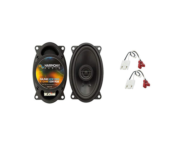 4x6 Front Dash Speakers Fits 1982-1992 Chevy Camaro Direct bolt-in install, factory replacement upgrade, restores clear stereo sound, great match...
