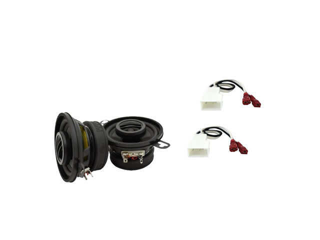 Fits 2002-2006 Toyota Camry 3.5' Dash Speakers with Harness Direct factory replacement, plug-in kit for 2003 models, sound upgrade for clear...