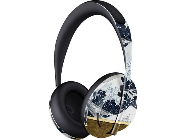 Decal Audio Skin Compatible with Bose Noise Cancelling Headphones 700 - Bridgeman Art The Great Wave Off Kanagawa Design