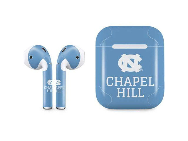 Decal Audio Skin Compatible with Apple AirPods 2 - Officially Licensed University of North Carolina UNC Chapel Hill Design