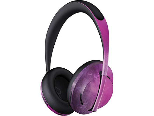Decal Audio Skin Compatible with Bose Noise Cancelling Headphones 700 Originally Designed Purple Space Marble Design