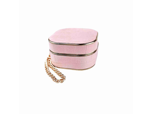 Compatible with Samsung Galaxy Buds 2 2021/Galaxy Buds Pro 2021/Galaxy Buds Live 2020, Leather Business Case Cover Accessories for Women Men-Pink